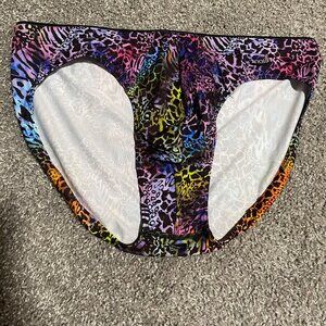 Men's swim brief. 2(x)IST. XL. Multicolor. NWOT.